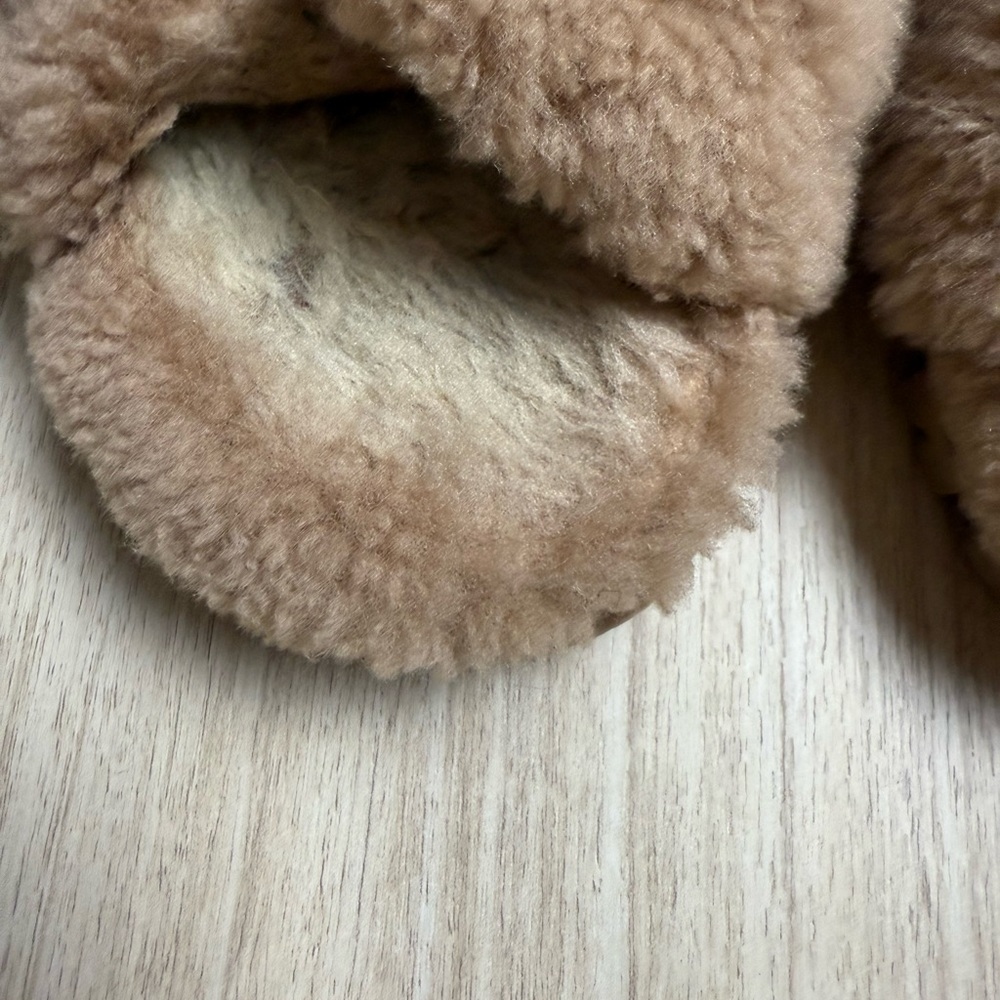 UGG - Cozetta Curly Genuine Shearling Slide Slipper - Tan - Sz 8 - Picture 3 of 5